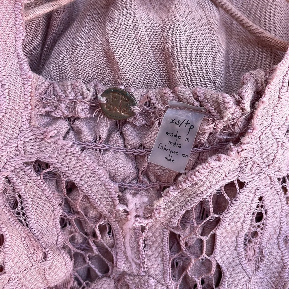 Free People Mauve One Adella Slip Dress